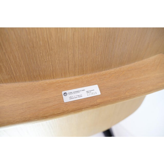 Model CH28 Armchair in Oak attributed to Hans J. Wegner for Carl Hansen For Sale - Image 15 of 16