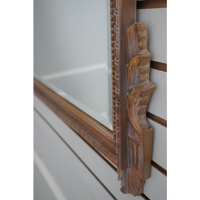 Gold Uttermost Urn Designed Gold Frame French Style Mirror For Sale - Image 8 of 11