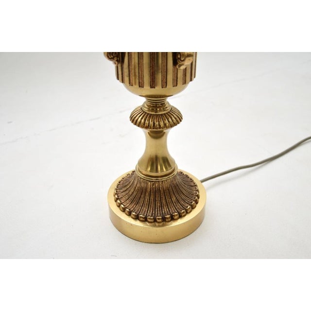 Neoclassical Brass Table Lamps, 1930s, Set of 2 For Sale - Image 10 of 11