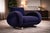 German Rocking Chair in Blue Velvet from Bretz, 1980s For Sale - Image 8 of 12