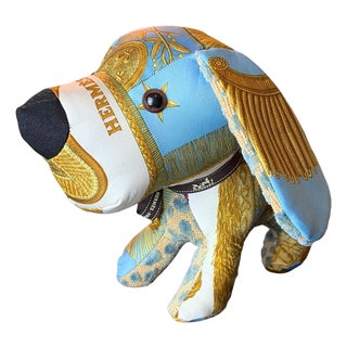 Hermes Poste Et Cavalerie Vintage Silk Scarf Loyal Puppy For Sale