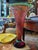 Contemporary Signed Young & Constantin Art Glass Trumpet Vase For Sale - Image 3 of 6