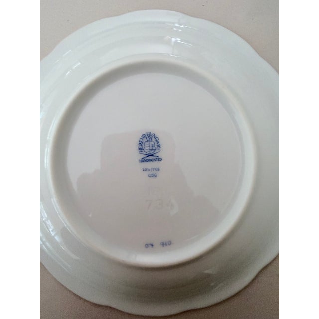 Traditional 1990s Herend Rachael 734 Teacups/Saucers - Unused 24 pcs For Sale - Image 3 of 7