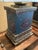 Vintage Chinoiserie Teal Floral & Gilt Architectural Table Lamps - a Pair For Sale - Image 11 of 12