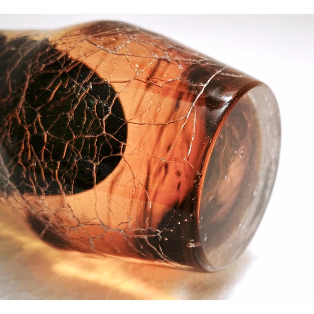 Vintage Murano Art Glass Vase, Italy, 1960s For Sale - Image 16 of 18