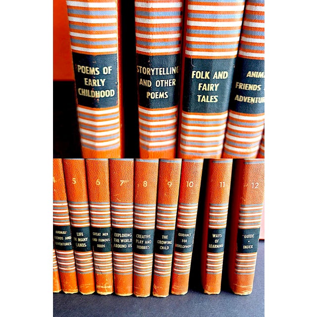 Mid-Century Modern 1949 Complete Set of Childcraft Books, 14 Volumes For Sale - Image 3 of 17