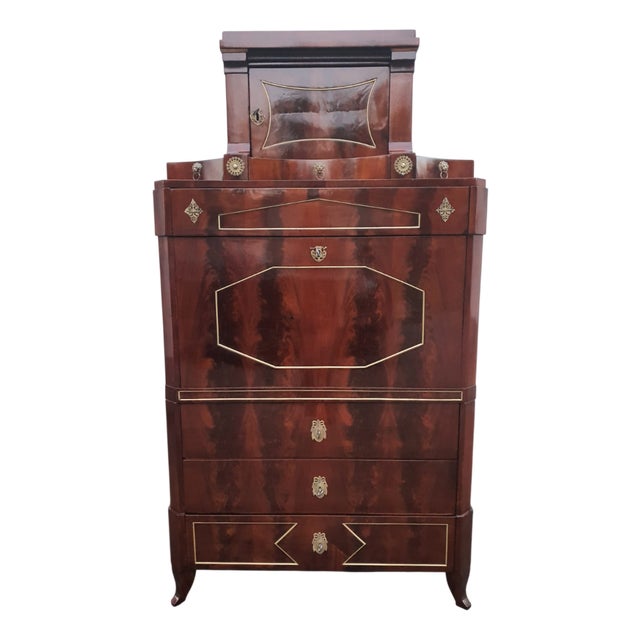 Empire Secretaire, France, 1810 For Sale