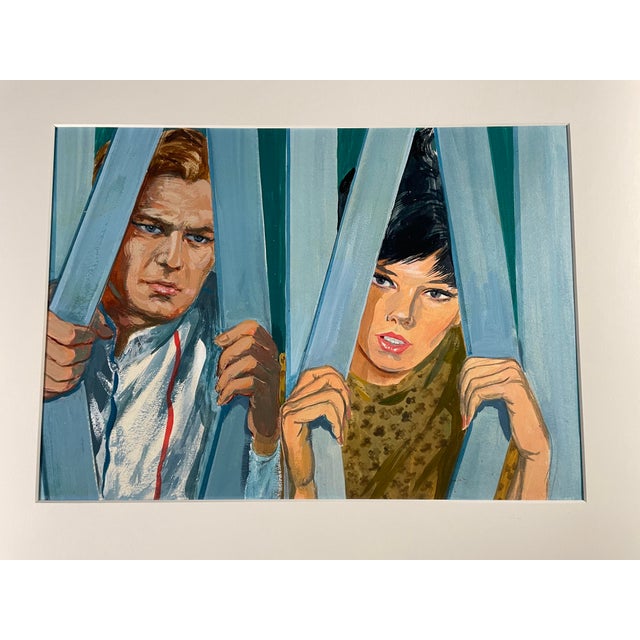 Mid-Century Modern Land of the Giants Concept Art Painting Iwin Allen 1960's Hollywood Mid-Century Modern Space Age Pop Culture Art Hollywood Television Movies For Sale - Image 3 of 4
