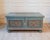 Blue Early 19th-Century Alpine Painted Chest in Fir with Floral Decoration For Sale - Image 8 of 14