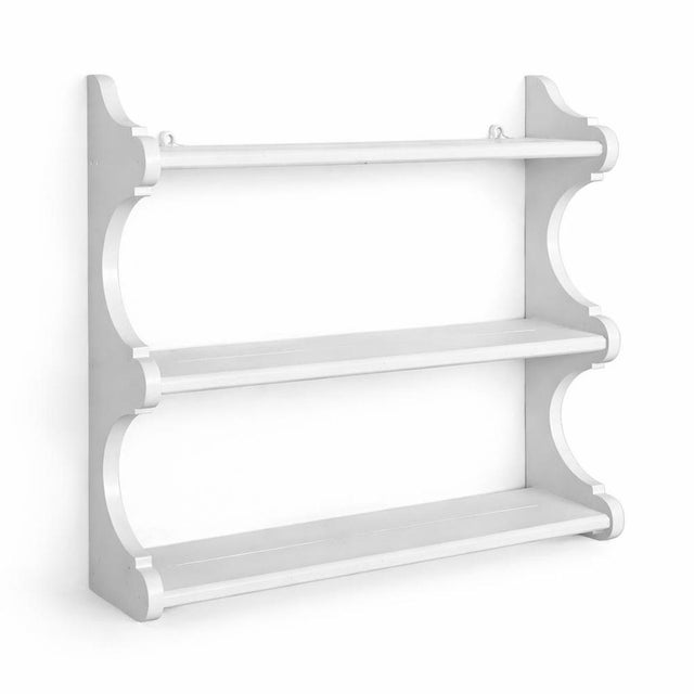 Brown Vintage Oak Wall Display Rack For Sale - Image 8 of 8