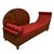 Red Empire Restoration Style Chaise Longue or Recamier in Flame Mahogany For Sale - Image 8 of 8