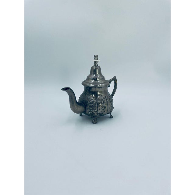 1970s Vintage Moroccan Teapot, 1972 For Sale - Image 5 of 14