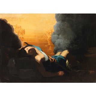 Giovanni Battista Spinelli, Jacob's Dream, 17th Century, Oil on Canvas For Sale