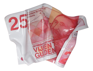 After Paul Ruosso, 25 Gulden Art Piece, 2010, Plastic