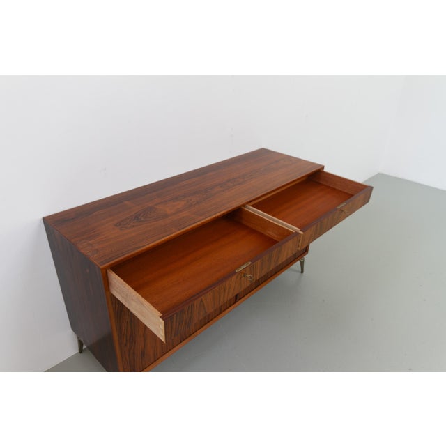 Brown Mid-Century Danish Rosewood Sideboard, 1960s For Sale - Image 8 of 18