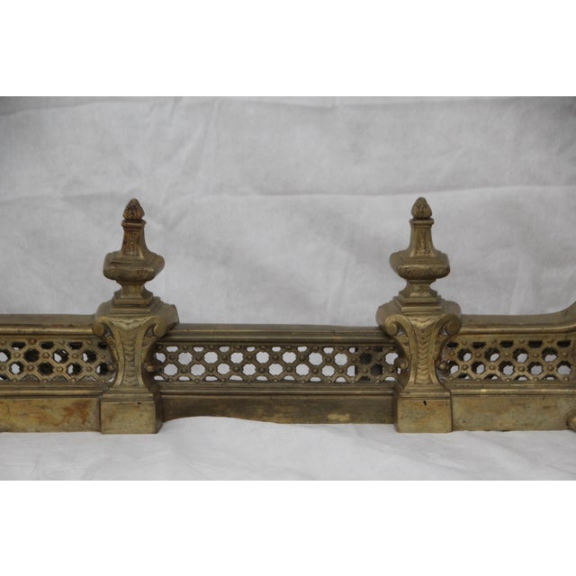 Louis XIV Gilt Firescreen Andirons For Sale - Image 10 of 13