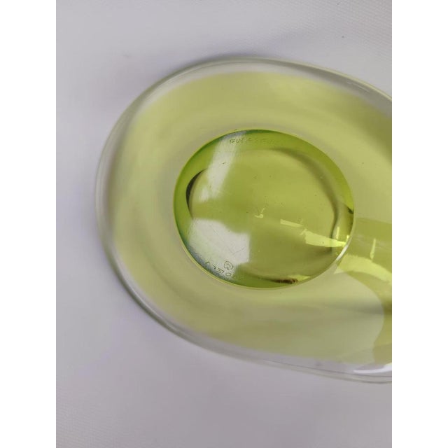 Glass Bowl by Paul Kedelv by Flygsfors, 1960s For Sale - Image 6 of 7