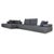 Lawrence Corner Sofa in Grey Fabric from Minotti For Sale - Image 13 of 13