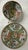 Antique Chinese Export Porcelain Famille Rose Medallion Pattern Cup and Saucer Set For Sale In Providence - Image 6 of 7