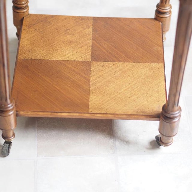 Louis XVI Oak Bedside Table, France, 1900 For Sale - Image 10 of 14