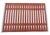 Cotton Vegetable Dyed Terracotta Red & White Striped Reversible Rug - 6'x9' These special flat-weave dhurries are hand-...