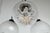 1970's Wood, Chrome & Glass Italian Fixture - 2 For Sale - Image 4 of 10