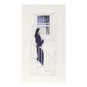The Cat, Will Barnet Screenprint on Arches, Signed and Numbered in Pencil