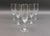 Baccarat France Montaigne Optic Crystal Fluted Champagne Glass Set Of 6 Measures approximately 1 3/4" diameter, 6 3/4" high.