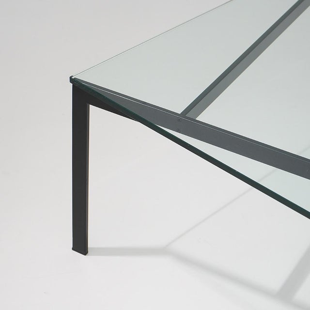 Glass and Metal Coffee Table by Paolo Tilche for Arform, 1960s For Sale - Image 10 of 13