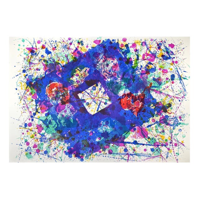 Sam Francis, Untitled, Original Lithograph, 1980 For Sale