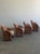 Modern Vintage Curved Velvet Arm Dining Chairs - Set of Four For Sale - Image 3 of 18