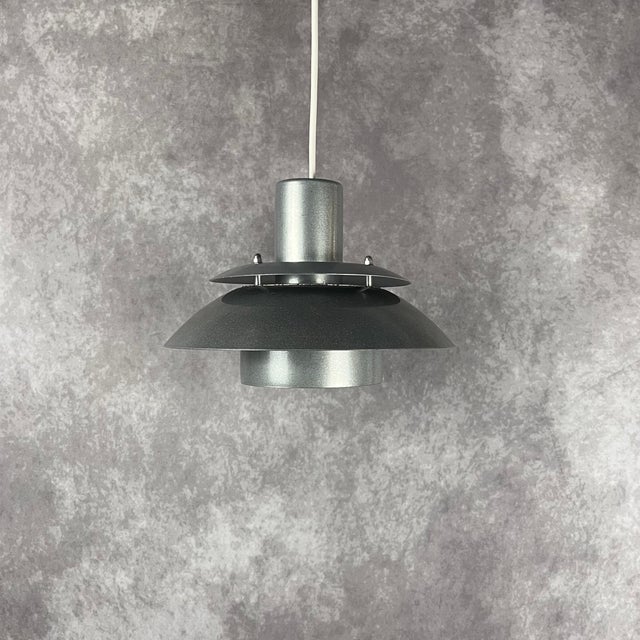 Metal Vintage Danish Pendant Lamps, 1980s, Set of 3 For Sale - Image 7 of 12