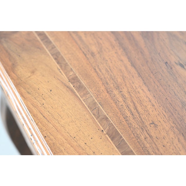 Baker Furniture Style Italian Louis XV Style Rosewood Writing Desk | Newly Refinished For Sale - Image 15 of 18