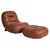Italian 'Tumble' Lounge Chair + Ottoman by Adriano Piazzesi from Tre D, 1973 For Sale
