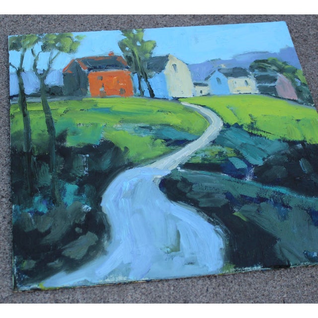 Quiet Places & Desertscapes — Summer Afternoon Original oil painting by Haas, 12 x 12 unframed on canvas panel, signed....