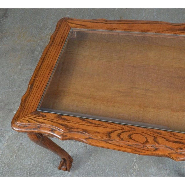 Antique Victorian Walnut Side Table with Ball & Claw Feet For Sale - Image 11 of 13