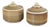 Vintage Lidded Jars in Stoneware by John Andersson for Höganäs, 1970s, Set of 2 For Sale