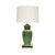 2020s Malachite Painted Tole Lamp For Sale - Image 5 of 5