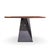 Baker Furniture Company Darryl Carter for Baker Milling Road Mahogany and Iron Dining Table For Sale - Image 4 of 5