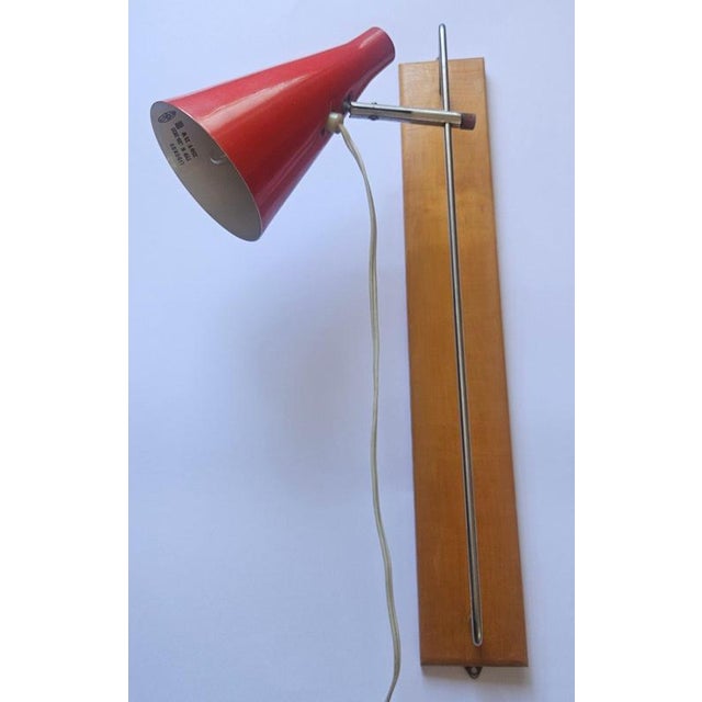 Mid-Century Modern Mid-Century Wall Lamp in style of Stilnovo from Lidokov, 1960s For Sale - Image 3 of 16