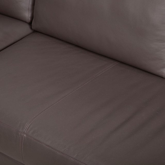 Leather and Metal Vida Corner Sofa from Rolf Benz For Sale - Image 6 of 13