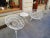 Mathieu Matégot Tripod Armchairs with Table by Mathieu Mategot, 1950s, Set of 3 For Sale - Image 4 of 18