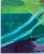 Turquoise Vintage Large Abstract Expressionist Landscape - For Sale - Image 8 of 8
