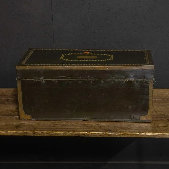 Early 19th Century Coaching Trunk For Sale - Image 5 of 11