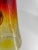 Red Mid Century Kanawha Crackle Glass Vase For Sale - Image 8 of 9