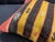 Handwoven Decorative Striped KILIM PILLOW; Fashioned (cutted and stitched), from 30-40 years old vintage Turkish Kilim...
