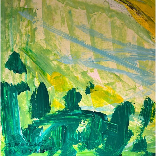Jean Krille, Landscape 128 (Utah), Oil on Canvas, 1988 For Sale - Image 6 of 10