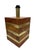 Mid-Century Modern Large Italian Table Lamp in Walnut Burl and Brass, 1970s For Sale - Image 3 of 4