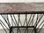 Breccia Marble Console Table With Hand‑Formed Matte‑Black Steel Base by Jon Little For Sale - Image 10 of 13