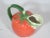 1980s Vintage Ceramic Tomato Pitcher For Sale - Image 4 of 5